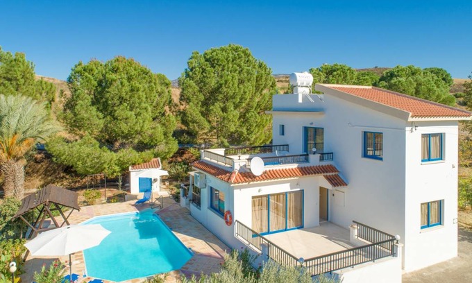 Polis Villa | Villa Charoula Ena: Large Private Pool, A/C, WiFi