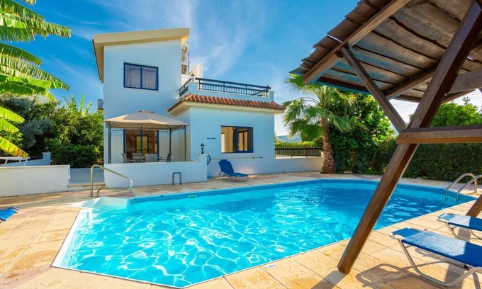 Polis Villa | Villa Charoula Exi Large Private Pool, A/C, WiFi
