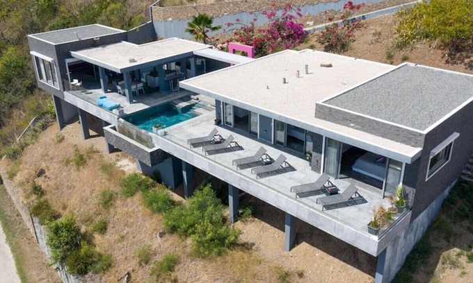 Upper Prince's Quarter Villa | Villa Crystal - Modern, Open Floorplan, Breathtaking Ocean views!