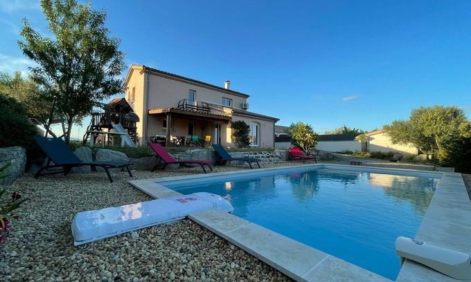 Saint-Maurice-dʼArdeche Villa | Villa de 120 m2 avec piscine privée.