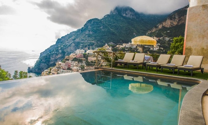 Montepertuso Villa | Villa D'oro, Unique villa with pool and sea views