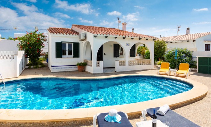 Alayor Villa | Villa Emilio: Large Private Pool, Walk to Beach, WiFi, Car Not Required