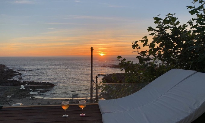 Salcidos House | Villa Encima del mar con Playa, Jardin , Piscina Terrazas y see Sunset