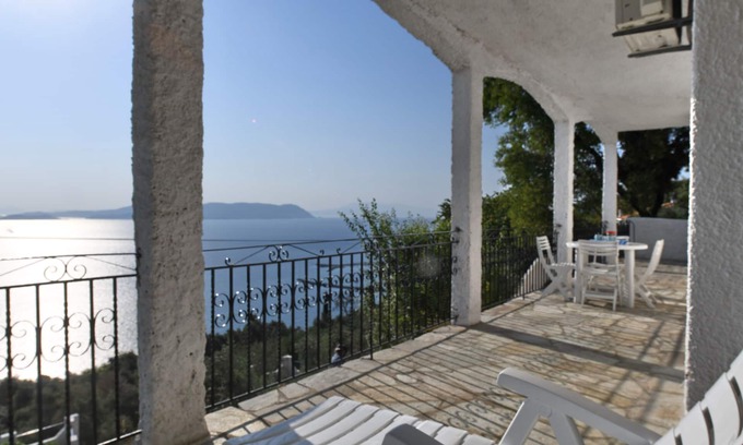 Xanthi Region Villa | Villa ERIKA. Panoramic pool. Access to the sea. Privileged view of the Egean.