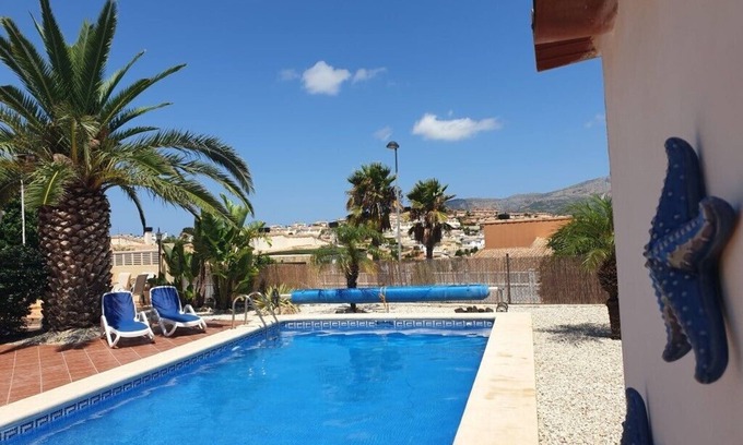 Gata de Gorgos Villa | Villa for 6 people with private garden and (heated) swimming pool, sea view