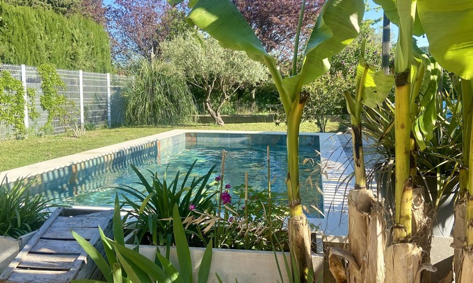 Saint-Hilaire-de-Brethmas Villa | Villa between sea and Cevennes with private pool
