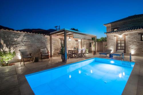 Pigadhakia House | Villa Frontale - Restored Villa with Pool Perfect for 4 Nestled Next to a Traditional Olive Mill and Local Farms Offering Authentic Hospitality and Organic Delights By Villa Mana Gers