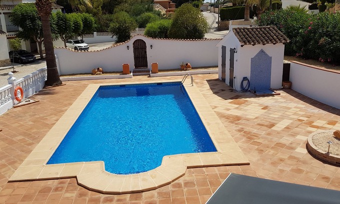 Benimeit Villa | Villa in Moraira with 10 x 5 m private pool on level plot with large terrace.