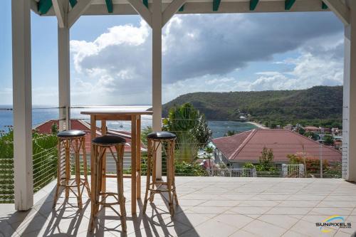 Les Anses-d'Arlets Villa | Villa La Lady 8, 300 m de la plage, vue mer à 180°