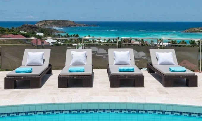 Grand Cul-de-Sac Villa | Villa La Rose des Vents | Ocean View - Located in Exquisite Grand Cul de Sac with Private Pool