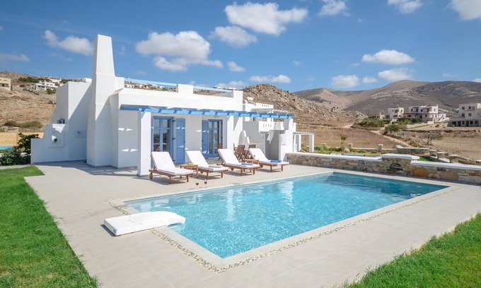 Mikri Vigla Villa | Villa LAGOON with Private pool for 6