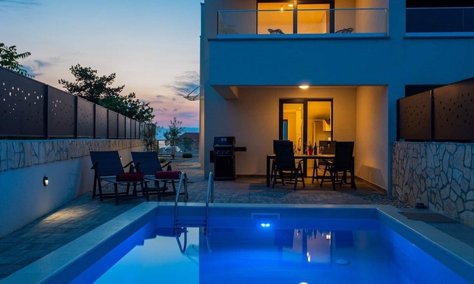 Milcetici Villa | Villa Larus on Krk with private pool for rent.