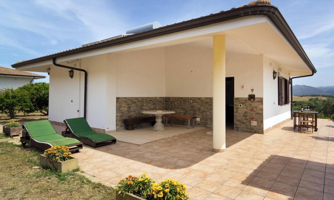 Gonnesa Villa | Villa "Limone" Near the Beach with A/C, Wi-Fi, Garden, Terrace & BBQ