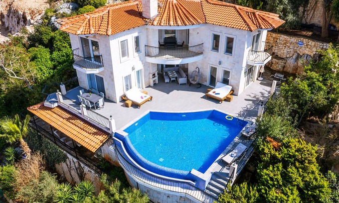 Kas Villa | Villa Mavi Manzara/Luxury, secluded private villa