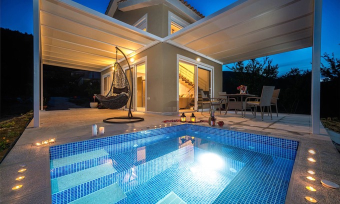 Lithakia Villa | «Villa Natura private jacuzzi» - Early Booking (60dates or more) - 5% DISCOUNT