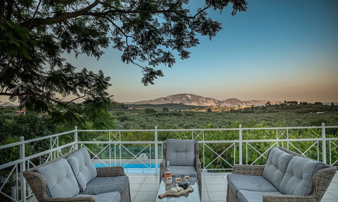 Lithakia Villa | Villa Natura Private pool and Sea view -early book 60dates or more 5% DISCOUNT