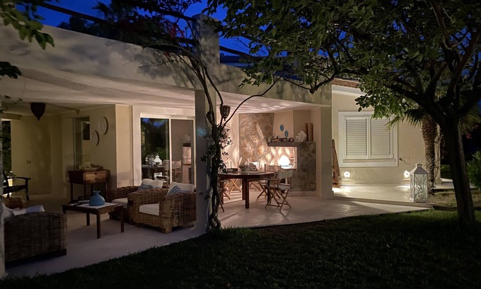Notteri Villa | Villa on the sea, near the port and in 'marine protected area of ​Capo Carbonar