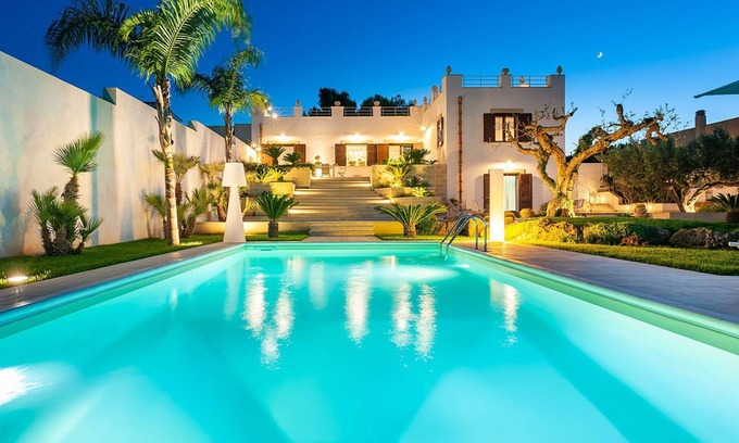 Marausa Villa | Villa Pigna Bianca - Luxury Villa with private swimming pool in Marausa, Sicily.