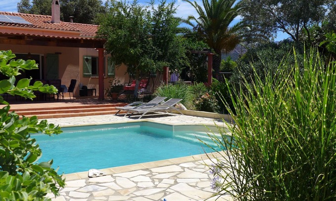 Montegrosso Villa | Villa, pool in the Corsican maquis