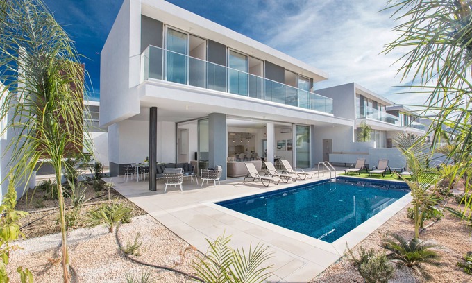 Protaras Villa | Villa Prol20, Contemporary 3bdr Protaras Villa with Pool, Close to the Beaches