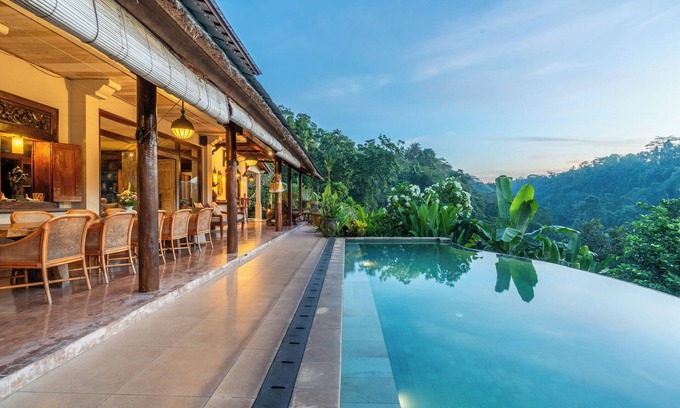 Melayang Villa | Villa Sagitta: Peace & tranquility near Ubud with magnificent river gorge views
