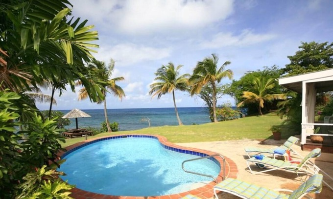 Cap Estate Villa | Villa Sea Pearl in Cap Estate by Personal Villas - Poolside Lounge, Al Fresco Dining, Sea Views