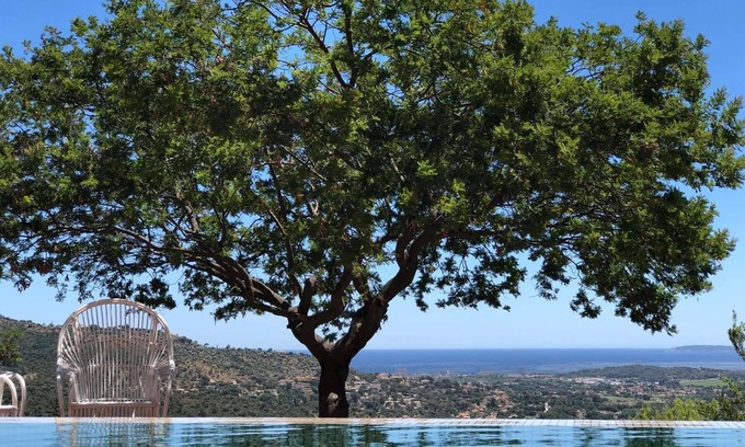 Bormes-Les-Mimosas House | Villa sea view - Pool and hotel service included