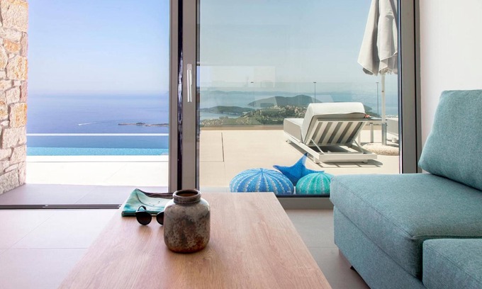 Sivota Villa | Villa 'Sivota Sunset Two-Bedroom 8' with Sea View, Wi-Fi and Air Conditioning