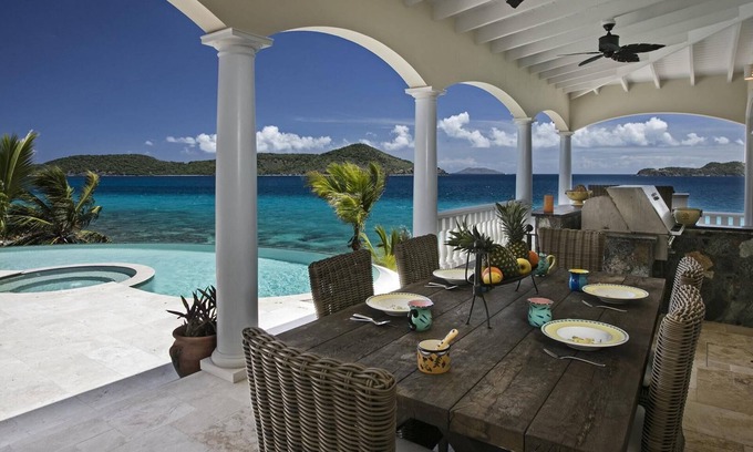 Cabes Point House | Villa St Thomas/Luxury Oceanfront/Breathtaking Views/Total Privacy/By Red Hook