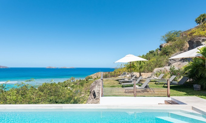 Anse de Lorient Villa | Villa Star | Beach View - Located in Tropical Lorient Beach with Private Pool
