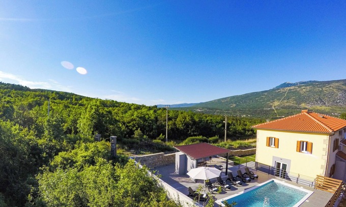 Kostrcani Villa | Villa Telma in Kostrčani - Haus für 8-10 Personen