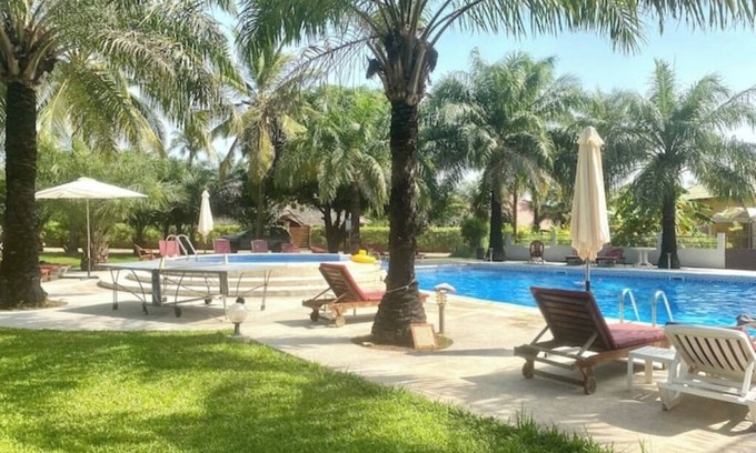 Cap Skirring Villa | Villa Teranga - Swimming pool and beach, sleeps 4/6.
