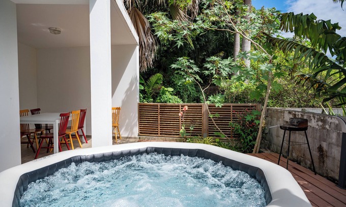 Manapany-les-Bains Villa | Villa Ti Sable Plage 1 - Spa, Villa Ti Sable Plage 1 - Spa