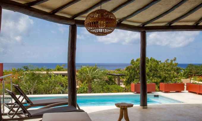 Kralendijk Villa | Villa To Dive For - Ocean View, Cosy Villa, Lux Pool, Built for Divers