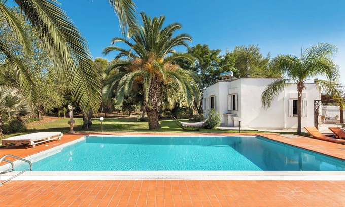 Ugento Villa | VILLA TWO SORDS, with swimming pool, olive grove, orchard, tropical garden!