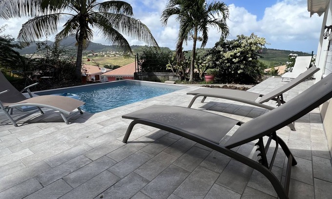Le Vauclin Villa | Villa Vauclin 5 persons, calm and rest near the sea