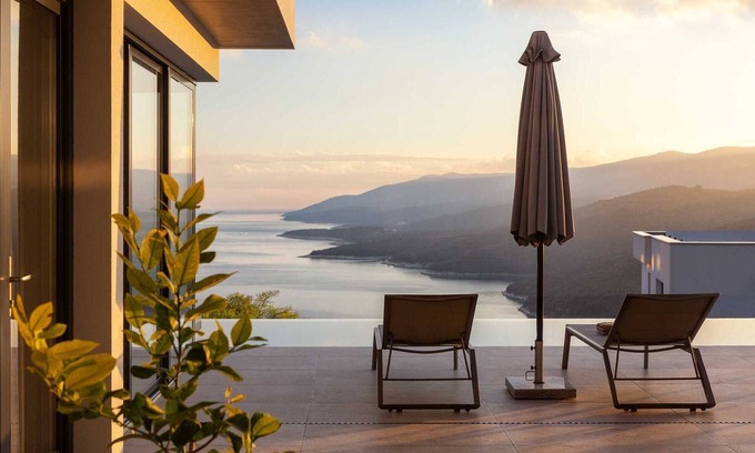 Rabac Villa | Villa Verde Horizon - new villa with gorgeous views, private pool, spa and a Jacuzzi