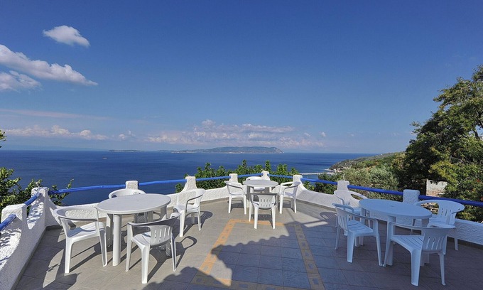 Xanthi Region Villa | Villa VIOLA+JASMINE. Infinity panoramic pool. Privileged view of the Egean. sea