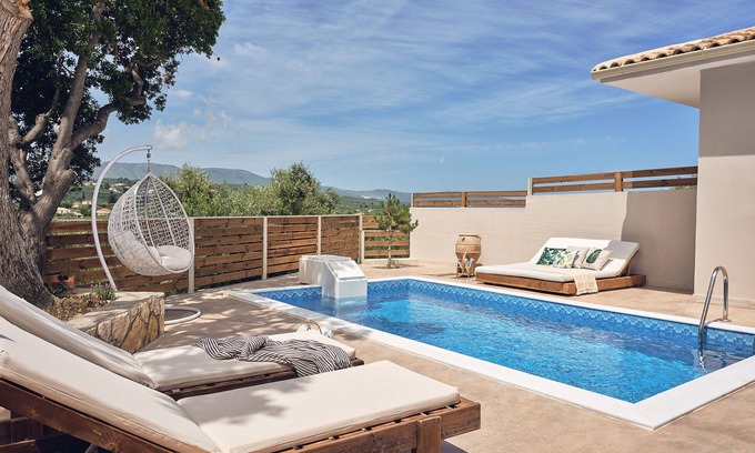Planos Villa | Villa with private pool, sea view and Breakfast included