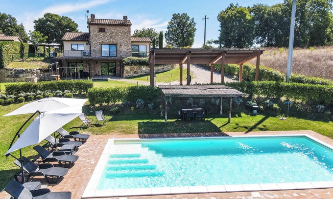 Amelia Villa | Villa with private pool (open 5 May), air conditioning, electric car recharge.