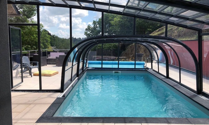 Plerin Villa | Villa with sauna and heated indoor pool in Brittany for 8 people