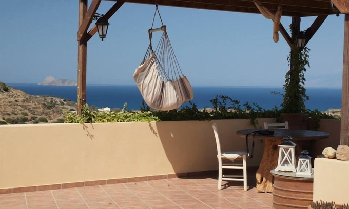 Pitsidia Villa | Villa with sea and mountain views, private pool and large garden