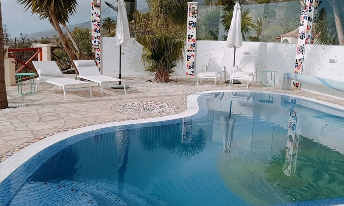 Arecida Villa | Villa with spectacular sea views, heated saltwater pool, dreamlike garden