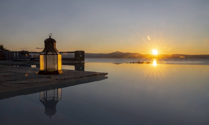 Paros Villa | Villa With Swimming Pool In Front Of Almost Private Beach