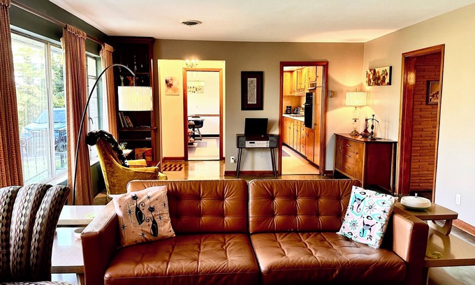 Logan House | Vintage Vibes! Mid century style with modern comfort.