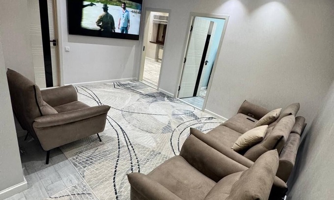 Dushanbe Apartment | Vista Dushanbe urban Comfort 3 Bedrooms and Lounge Space