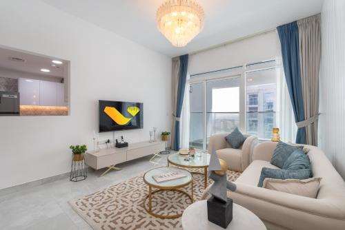 Discovery Gardens Apartment | Vogue Private Pool From Balcony Spacious Three Bedroom Plus Kids Room Apartment in Al Furjan With Full Amenities and Steps Away from Metro Station