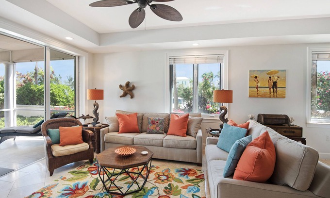 Grace Bay Condo | Walk Out of this Elegant 2 Bedroom Condominium On To Stunning Grace Bay Beach!