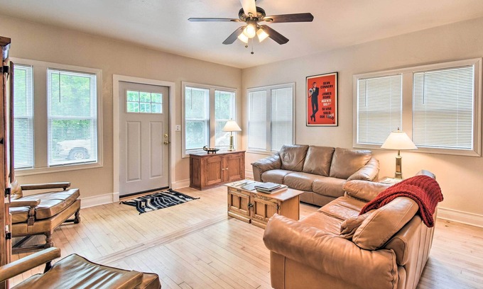 Elkhart Lake House | Walkable Lake Elkhart Apt: Dine, Shop, Swim!