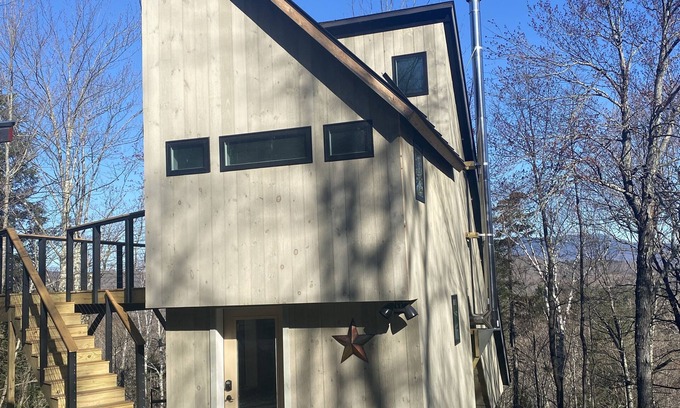 Warren House | Warren, VT- Cool & funky guest house at Prickly Mountain